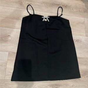 H&M Black Garment with Label Details